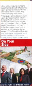 Labour election leaflet