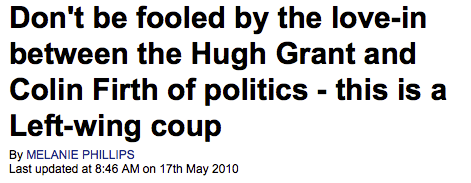 Yet more bizarro thinking from Mad Mel