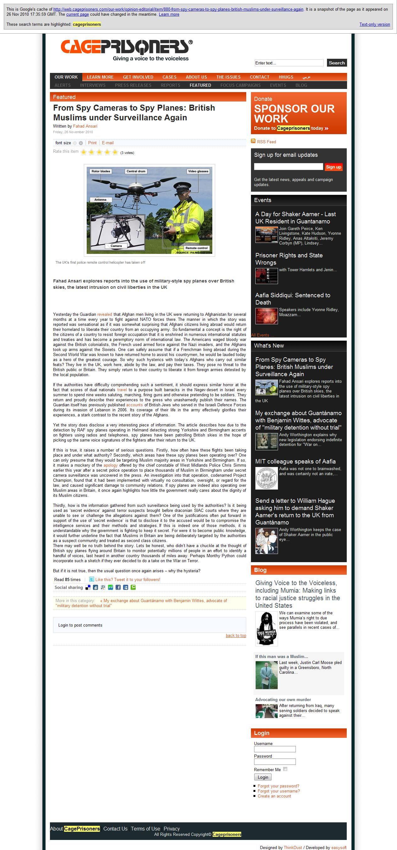 Cageprisoners - From Spy Cameras to Spy Planes- British Muslims under Surveillance Again_1291044161020