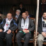 Head of IHH Bulent Yildirim with Viva Palestina trustee Kevin Ovenden