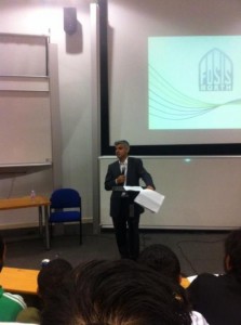 Sadiq Khan with FOSIS