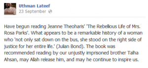 Uthman Lateef salutes Talha Ahsan